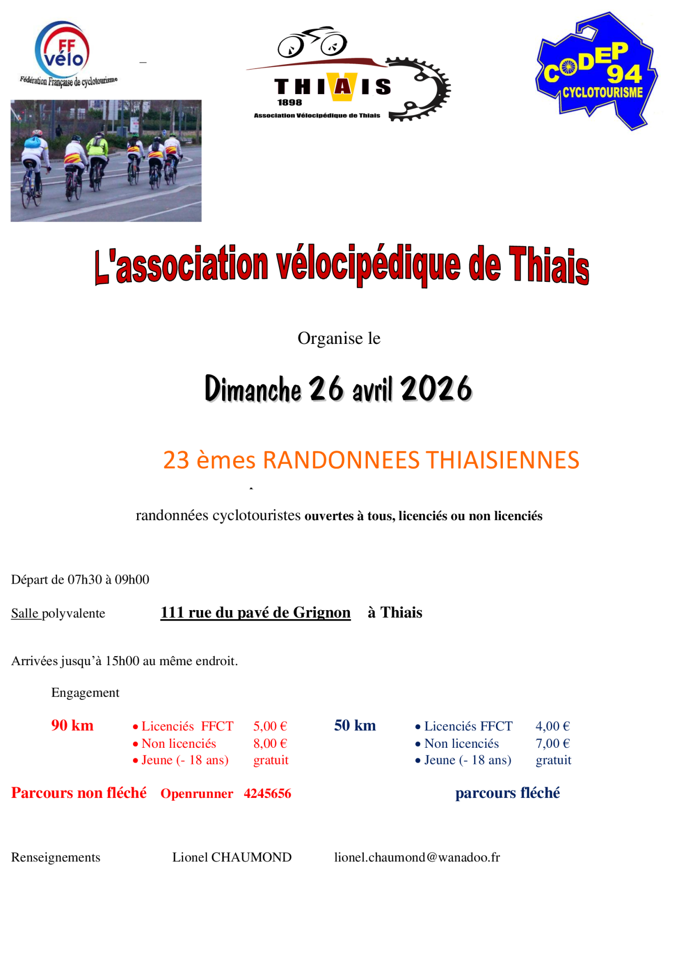 Rallye de thiais 2026